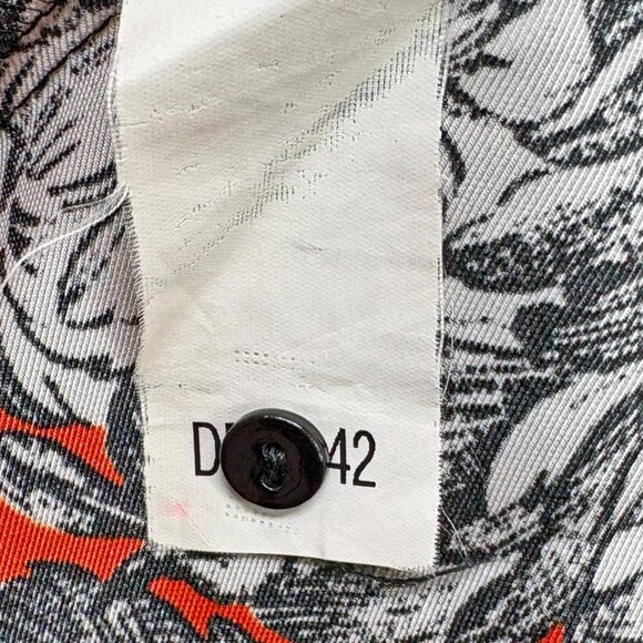 ZARA Limited Edition Floral Patchwork Asymmetrical Blouse - Picture 4 of 7